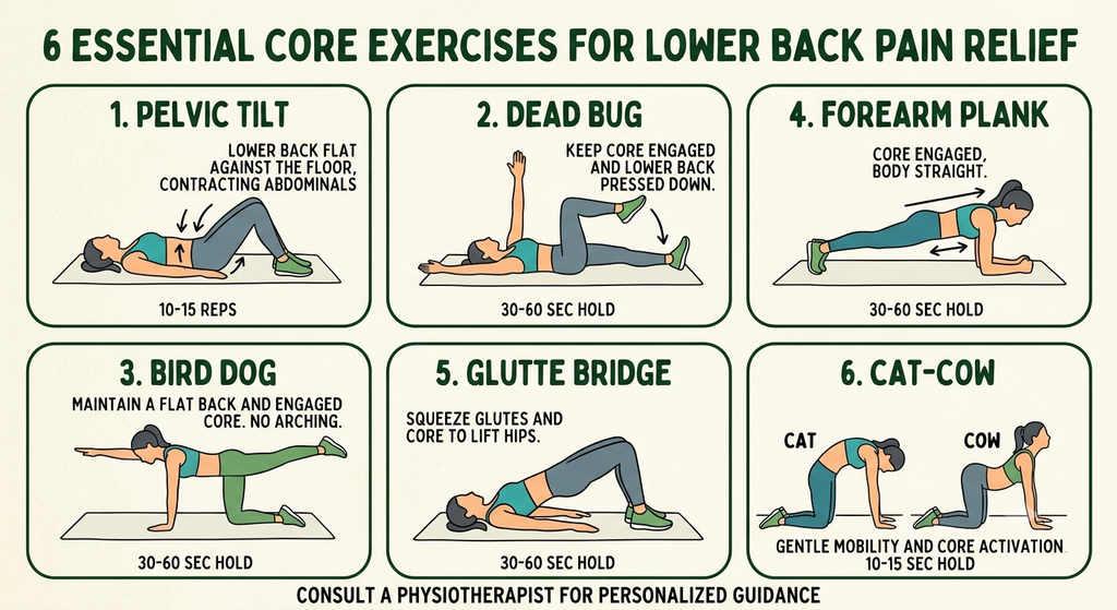 Core Strengthening Exercises for Lower Back Pain Relief