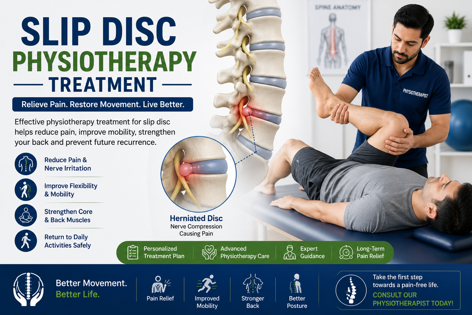 Slip Disc Physiotherapy Treatment
