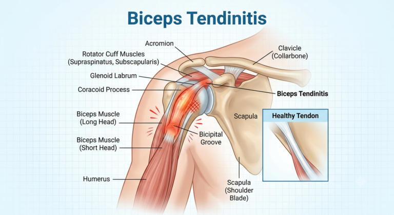 Biceps Tendinitis Physiotherapy Treatment In Gurgaon