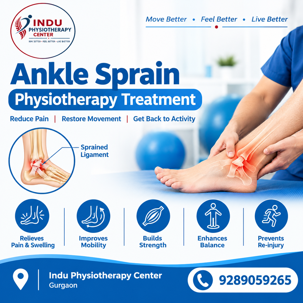 Ankle Sprain Physiotherapy Treatment
