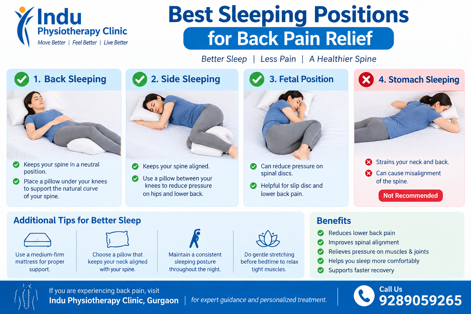 Best Sleeping Positions for Back Pain Relief